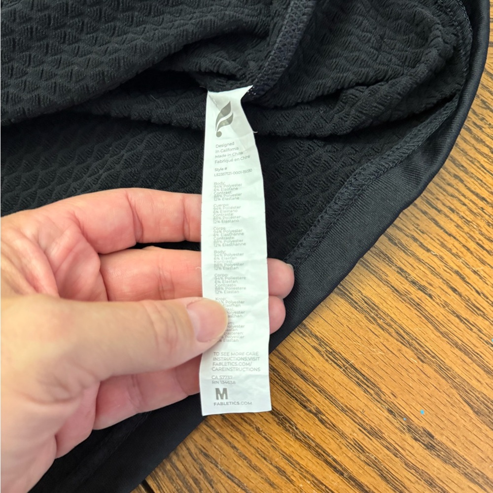 Fabletics Black Quarter-Zip Jacket - image 4